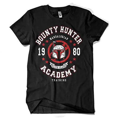 Camiseta-hombre-Bounty-Hunter-Academy-The-Mandalorian-Star-Wars-Disney